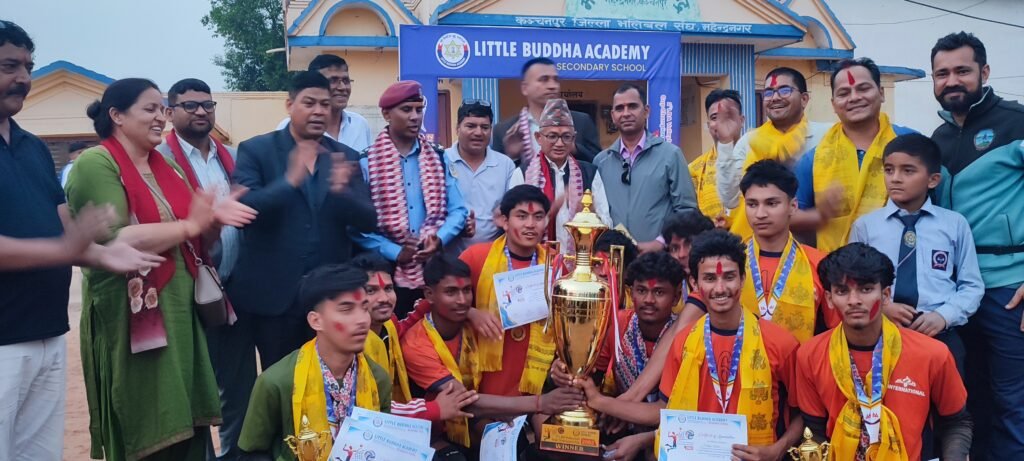 प्रदेश स्तरीय लिटिल बुद्ध भलिबल कपको उपाधी इन्टरनेशनललाई