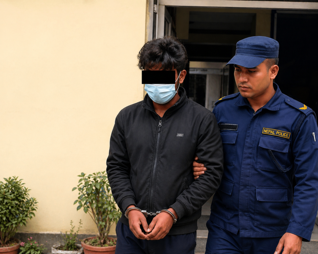 हातखुट्टा बाधेर बालक कुटपिट गर्ने बेदकोटका नाथ पक्राउ