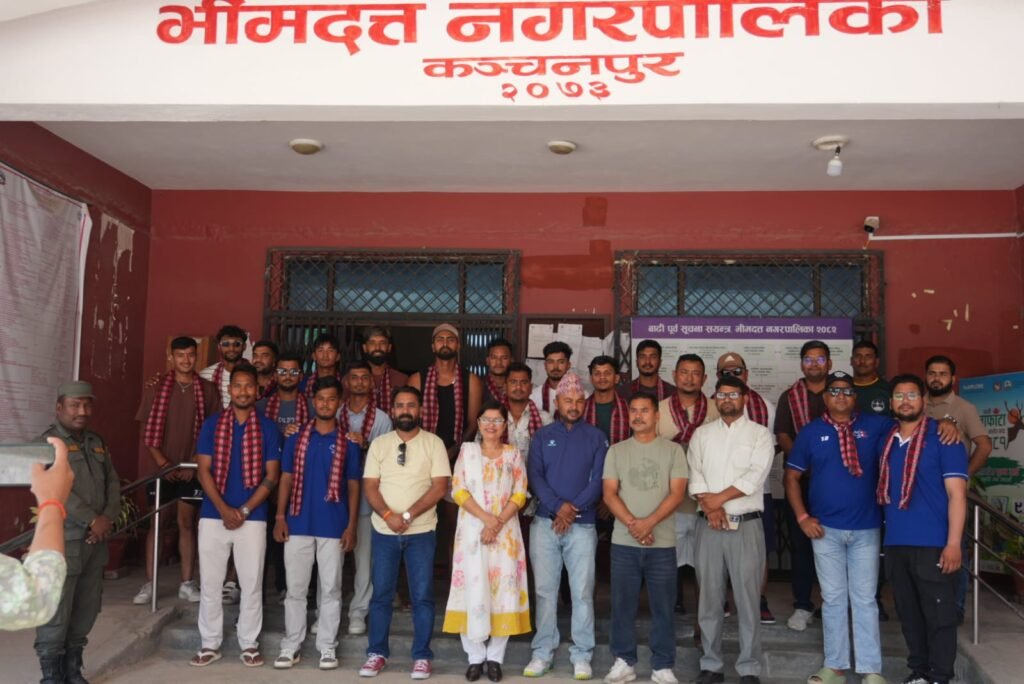 अल इन्डिया गोल्डकप खेल्ने नेपालको ए क्रिकेट टोलीको विदाइ